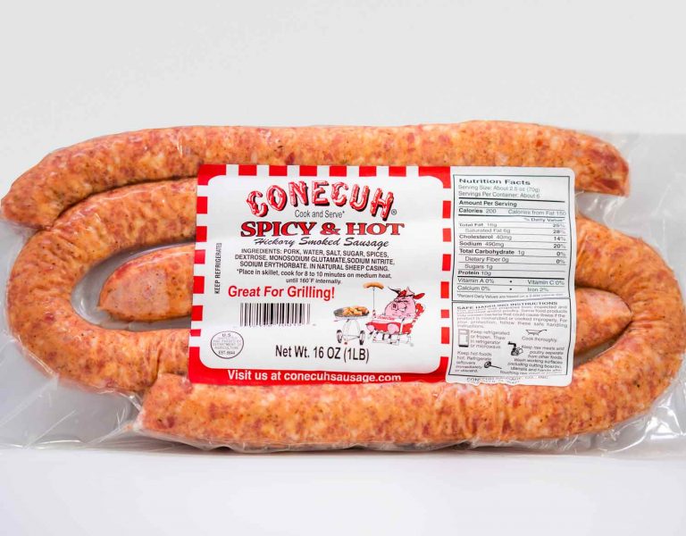 Spicy & Hot Hickory Sausage Conecuh Sausage