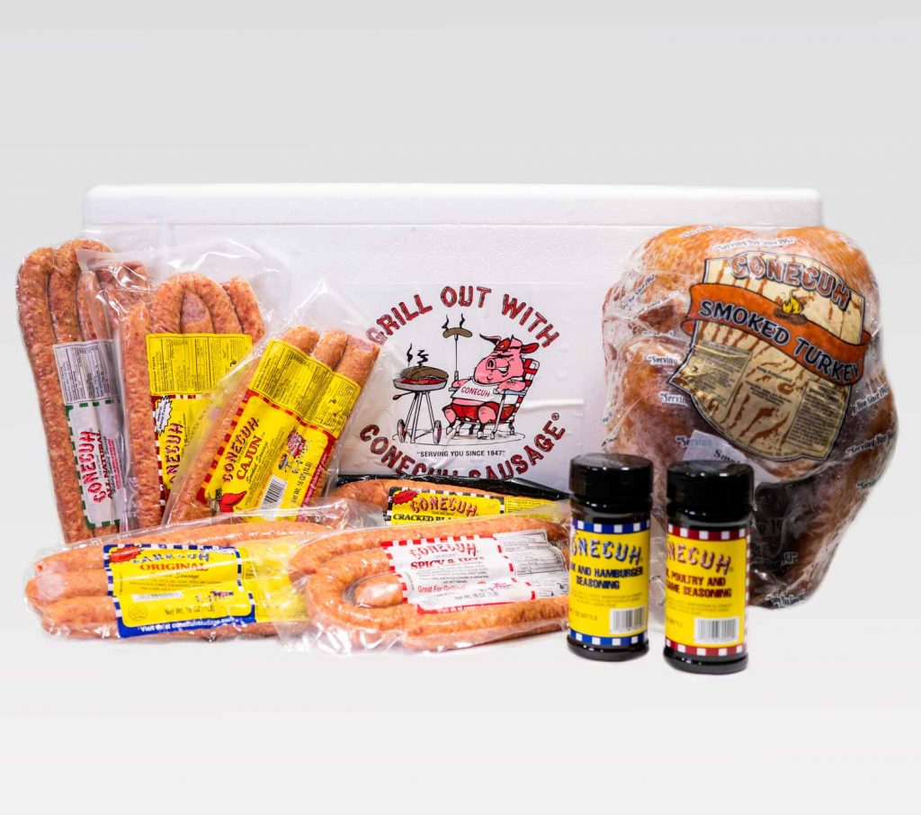 Turkey & Sausage Assortment Gift Box Conecuh Sausage