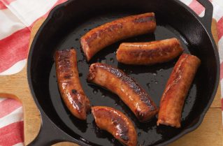 Cast-Iron Skillet Conecuh Sausage