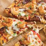 Conecuh Sausage and Shrimp Pizza